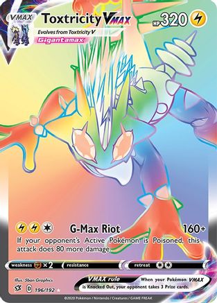 Toxtricity VMAX (Secret) (196/192) [SWSH02 Rebel Clash] Holofoil - Secret Rare