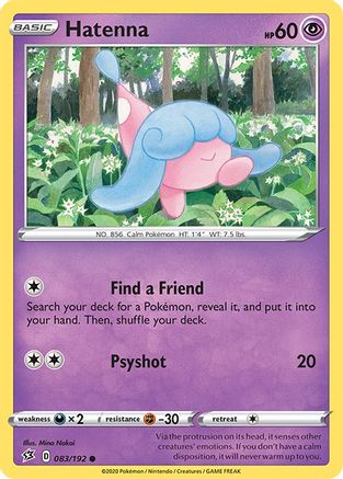 Hatenna (083/192) [SWSH02 Rebel Clash] - Common