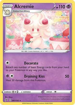 Alcremie (087/192) [SWSH02 Rebel Clash] Reverse Holofoil - Rare
