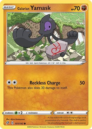 Galarian Yamask (101/192) [SWSH02 Rebel Clash] - Common