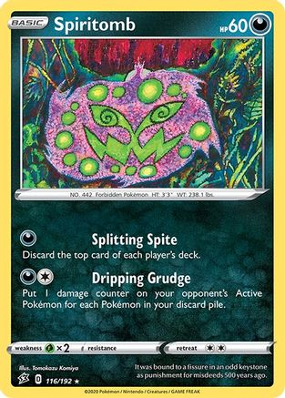 Spiritomb (116/192) [SWSH02 Rebel Clash] Reverse Holofoil - Rare
