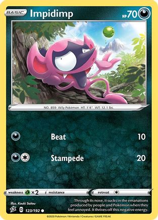 Impidimp (123/192) [SWSH02 Rebel Clash] - Common