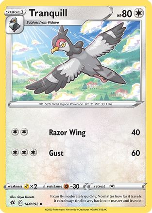 Tranquill (144/192) [SWSH02 Rebel Clash] - Uncommon