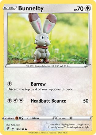 Bunnelby (146/192) [SWSH02 Rebel Clash] - Common