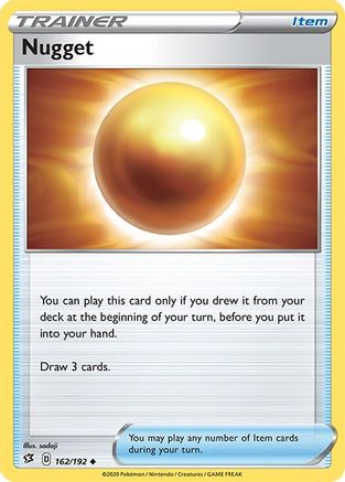Nugget (162/192) [SWSH02 Rebel Clash] Reverse Holofoil - Uncommon