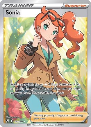 Sonia (Full Art) (192/192) [SWSH02 Rebel Clash] Holofoil - Ultra Rare
