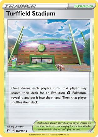 Turffield Stadium (170/192) [SWSH02 Rebel Clash] Reverse Holofoil - Uncommon