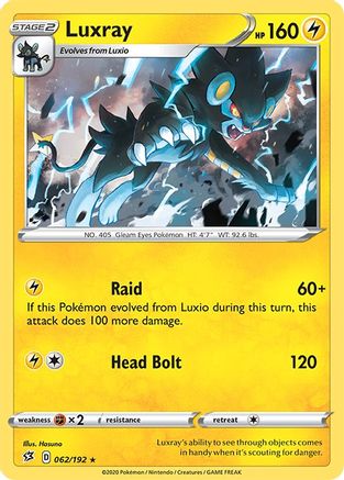 Luxray (62/192) [Deck Exclusives] - Rare