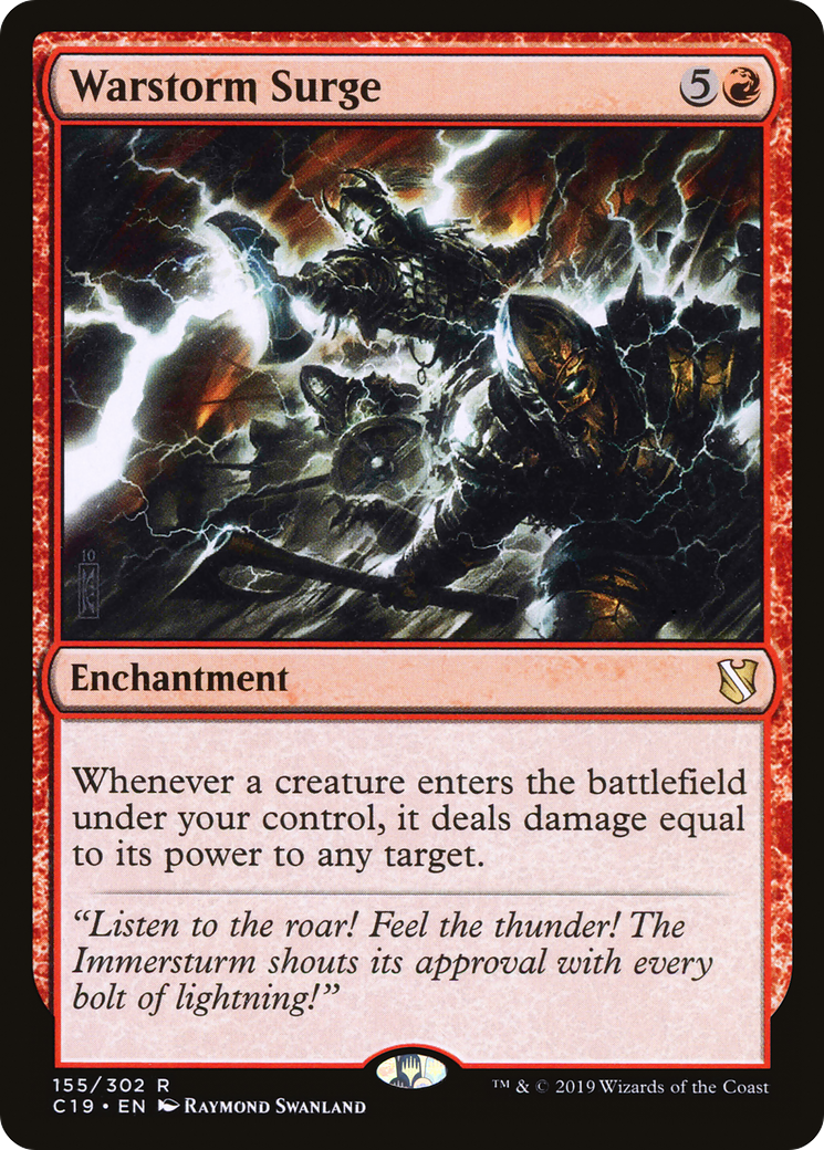 Warstorm Surge (C19-155) [Commander 2019]