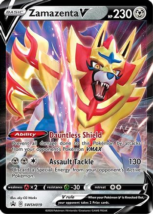Zamazenta V (SWSH019/307) [SWSH Sword & Shield Promo Cards] Holofoil - Promo