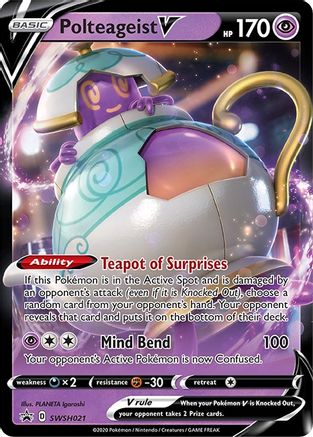 Polteageist V (SWSH021/307) [SWSH Sword & Shield Promo Cards] Holofoil - Promo