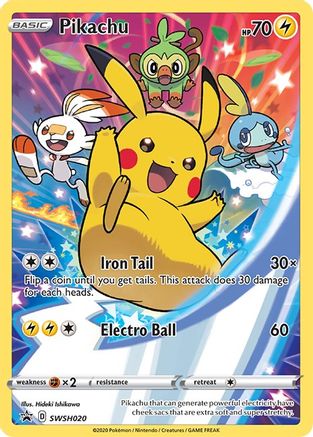 Pikachu (SWSH020/307) [SWSH Sword & Shield Promo Cards] Holofoil - Promo