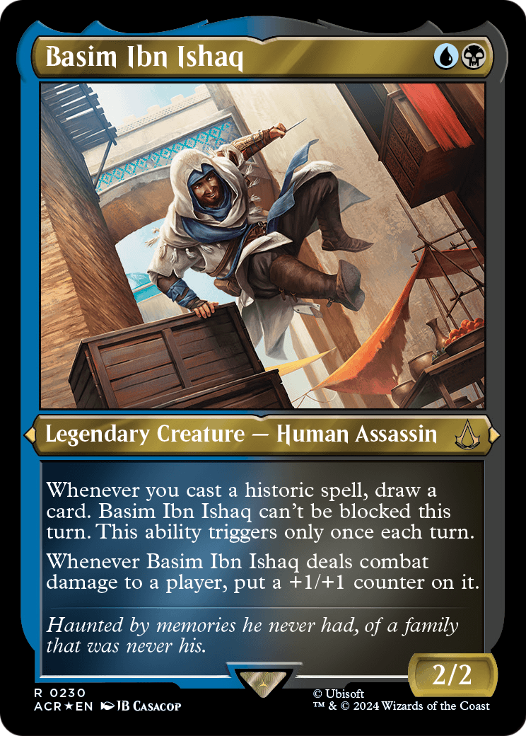 Basim Ibn Ishaq (Foil Etched) (ACR-230) [Assassin's Creed] Foil