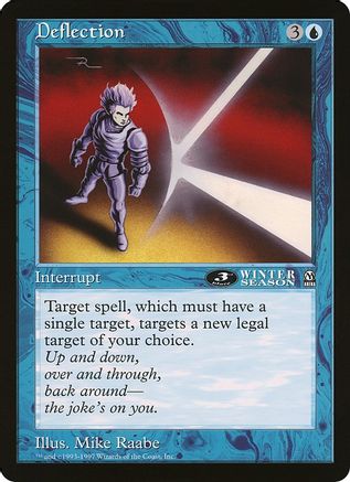 Deflection (3rd Place) (Arena League) [Oversize Cards]