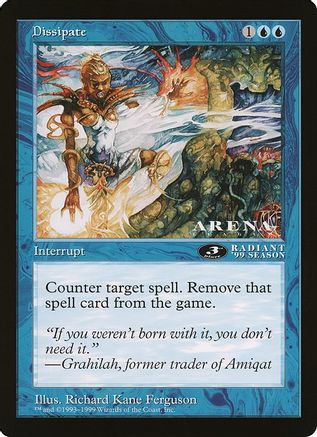 Dissipate (3rd Place) (Arena League) [Oversize Cards]