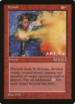Fireball (Arena League) [Oversize Cards]