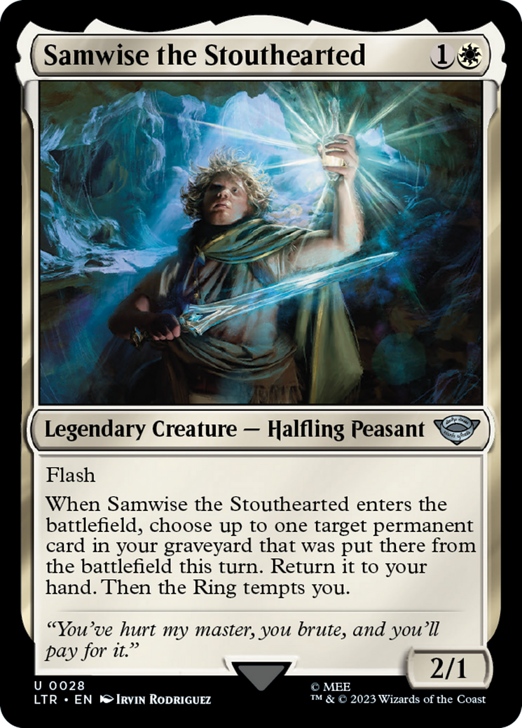 Samwise the Stouthearted (LTR-028) [The Lord of the Rings: Tales of Middle-earth] Foil
