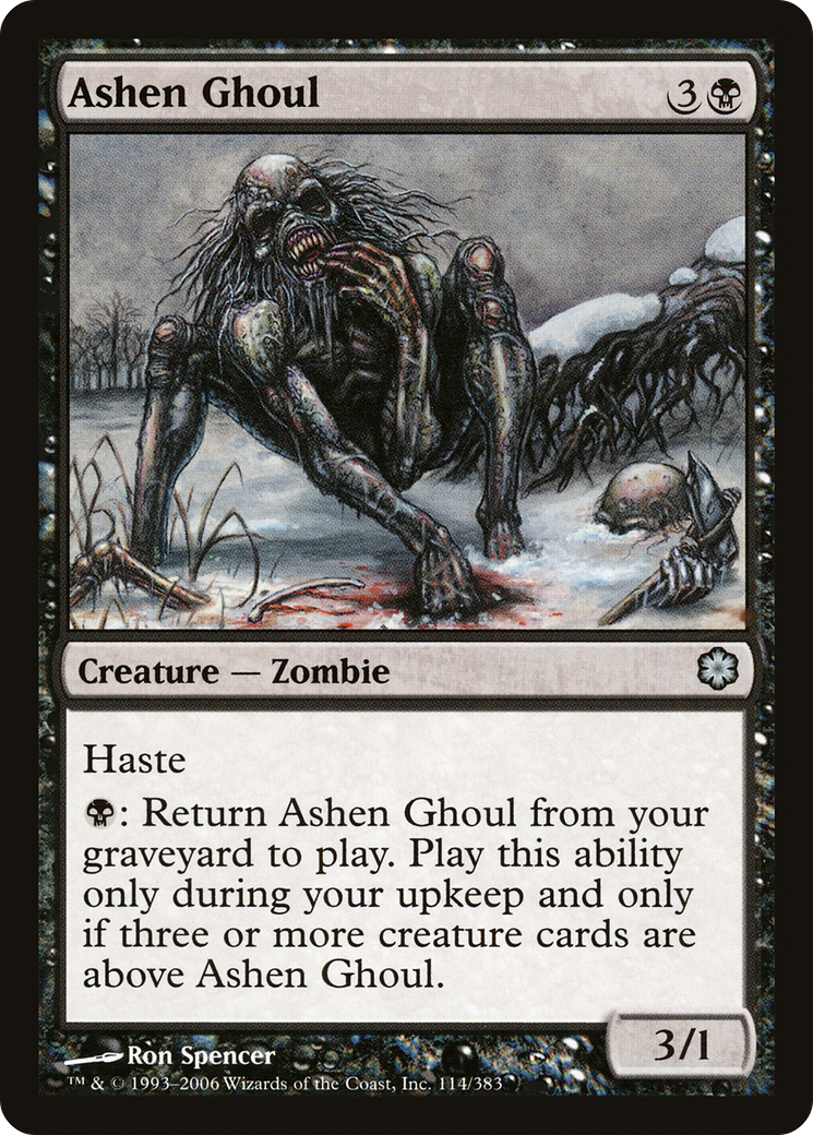 Ashen Ghoul (CTD-114) [Coldsnap Theme Decks]