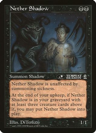 Nether Shadow (3rd Place) (Arena League) [Oversize Cards]