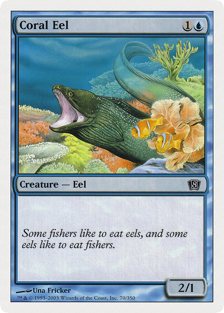 Coral Eel (8ED-070) [8th Edition]