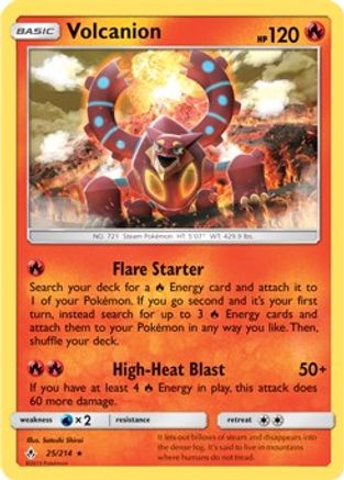 Volcanion (25/214) [Deck Exclusives] - Rare
