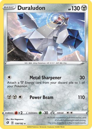 Duraludon (SWSH Rebel Clash) (138/192) [Deck Exclusives] - Rare