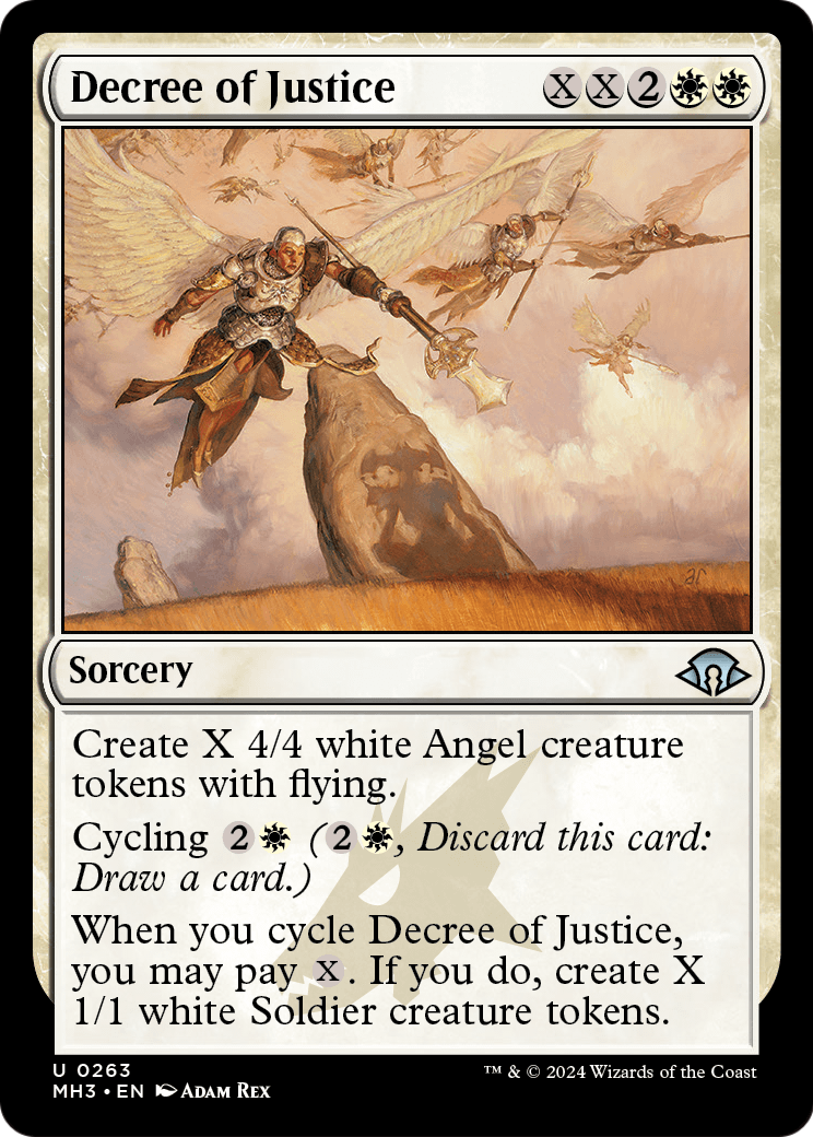 Decree of Justice (MH3-263) [Modern Horizons 3] Foil