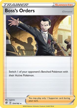 Boss's Orders (154/192) [Deck Exclusives] - Rare