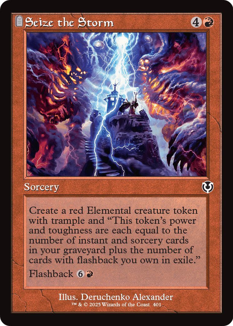 Seize the Storm (Retro Frame) (INR-401) [Innistrad Remastered] Foil