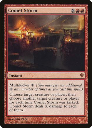 Comet Storm (Worldwake) (OVER-076) [Oversize Cards]