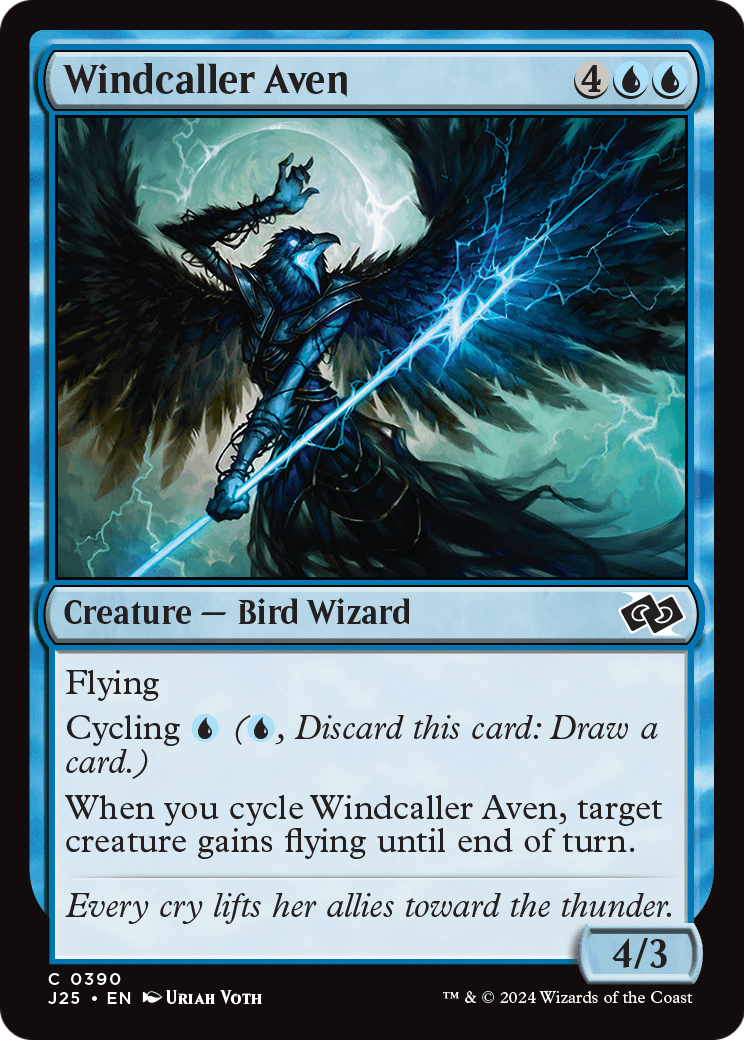 Windcaller Aven (J25-390) [Foundations Jumpstart]