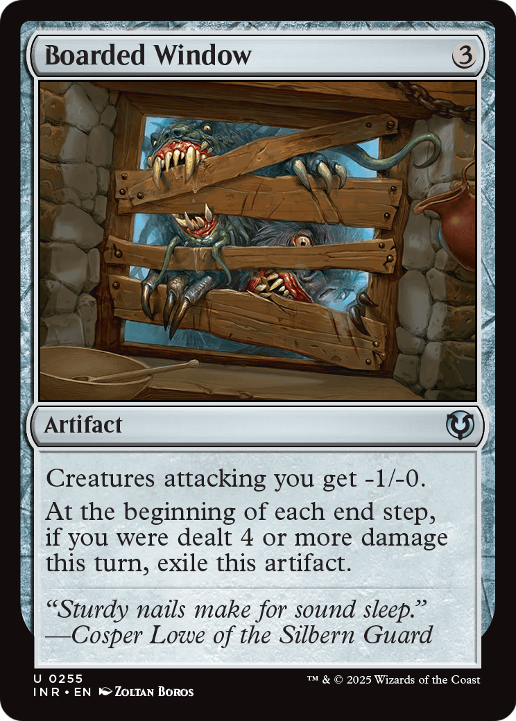 Boarded Window (INR-255) [Innistrad Remastered] Foil