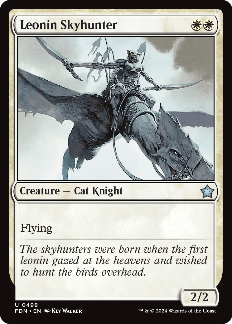 Leonin Skyhunter (FDN-498) [Foundations]