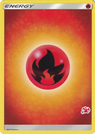 Fire Energy (#17 Charizard Stamped) [Battle Academy] - Promo