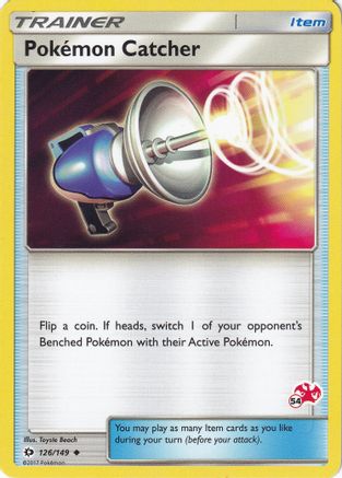 Pokemon Catcher (#54 Charizard Stamped) (126/149) [Battle Academy] - Promo