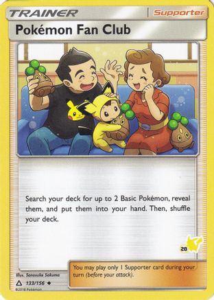 Pokemon Fan Club (#28 Pikachu Stamped) (133/156) [Battle Academy] - Promo