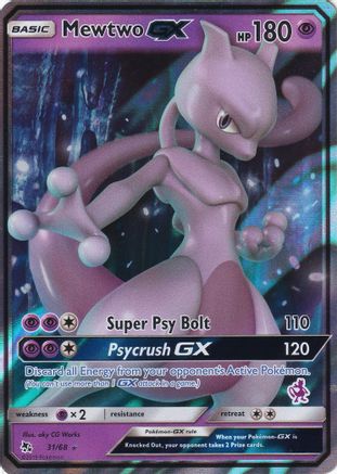 Mewtwo GX (Mewtwo Stamped) (031/68) [Battle Academy] Holofoil - Promo