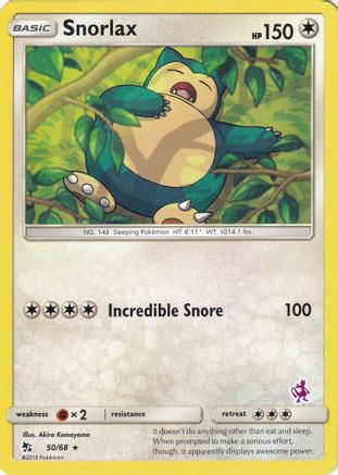 Snorlax (Mewtwo Stamped) (050/68) [Battle Academy] - Promo