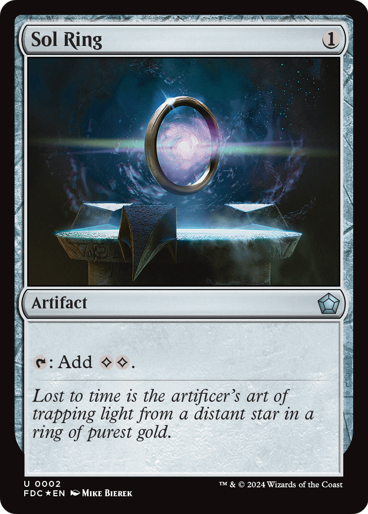 Sol Ring (FDC-002) [Foundations Commander] Foil