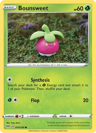 Bounsweet (014/189) [SWSH03 Darkness Ablaze] Reverse Holofoil - Common