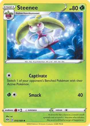 Steenee (015/189) [SWSH03 Darkness Ablaze] - Uncommon