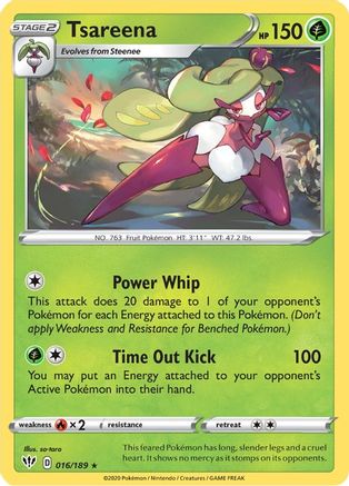 Tsareena (016/189) [SWSH03 Darkness Ablaze] Reverse Holofoil - Rare