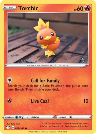 Torchic (022/189) [SWSH03 Darkness Ablaze] - Common