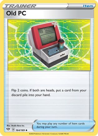 Old PC (164/189) [SWSH03 Darkness Ablaze] Reverse Holofoil - Uncommon