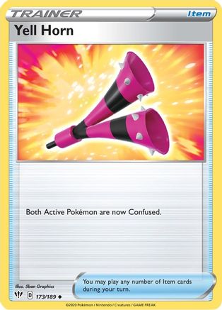 Yell Horn (173/189) [SWSH03 Darkness Ablaze] Reverse Holofoil - Uncommon