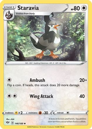 Staravia (146/189) [SWSH03 Darkness Ablaze] - Uncommon