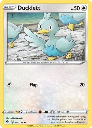 Ducklett (148/189) [SWSH03 Darkness Ablaze] - Common