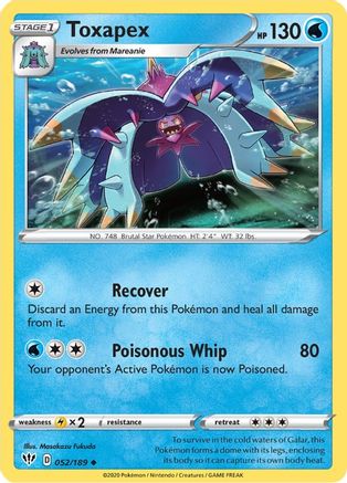 Toxapex (052/189) [SWSH03 Darkness Ablaze] - Uncommon