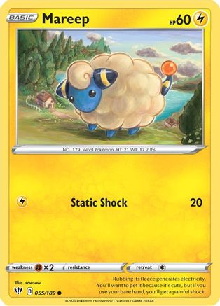 Mareep (055/189) [SWSH03 Darkness Ablaze] - Common