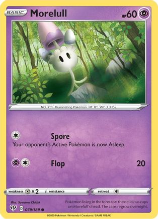 Morelull (079/189) [SWSH03 Darkness Ablaze] Reverse Holofoil - Common